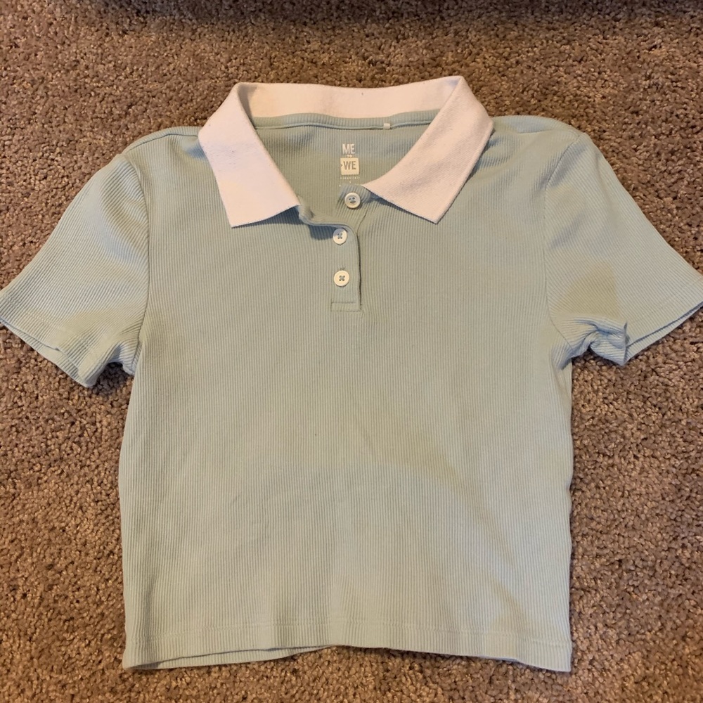 Pacsun collared crop top